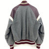 Moldmakers Of Canada Gray Wool Varsity Snap Jacket Size 42