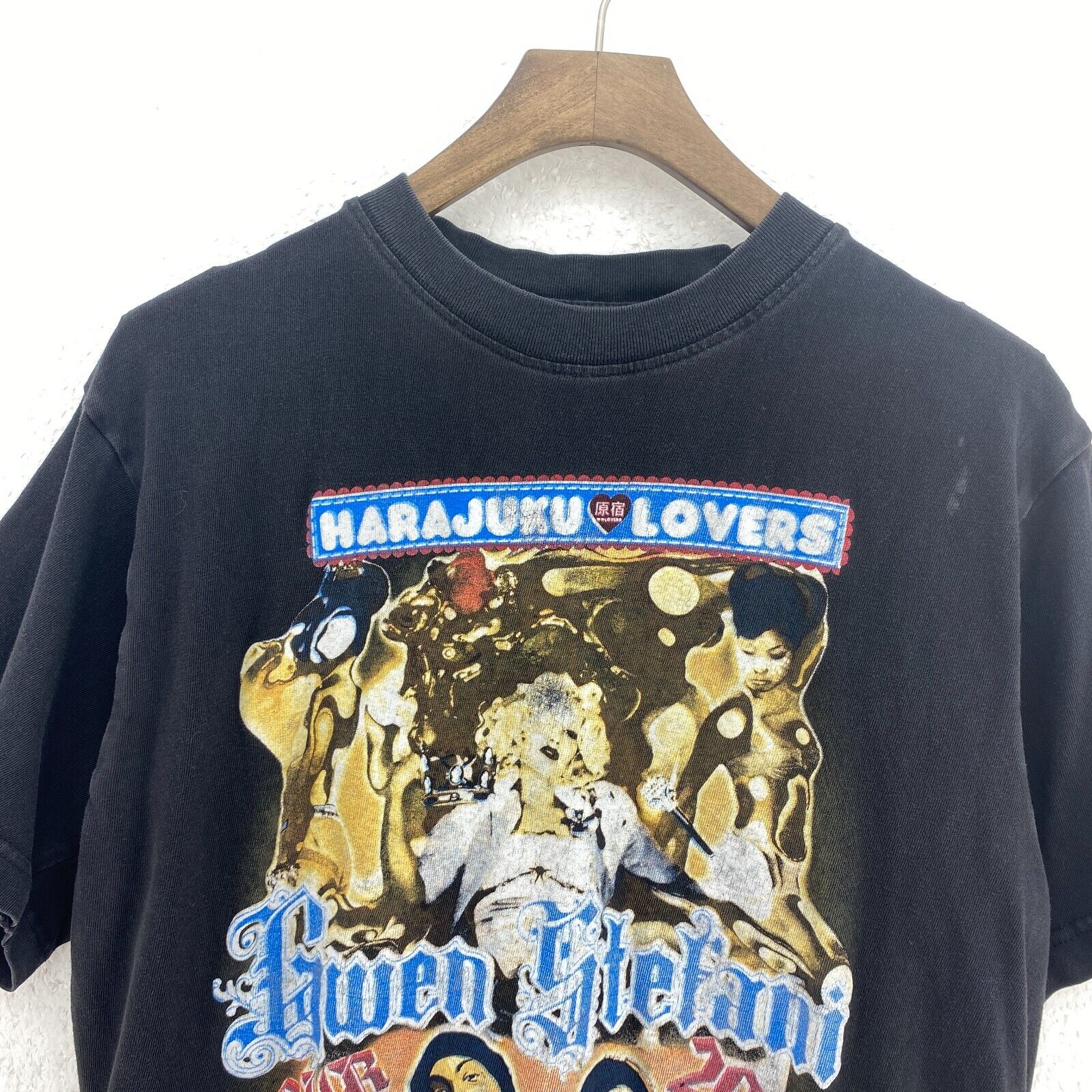 The Black Eyed Peas Tour 2005 Black T-shirt Size S Rock Band
