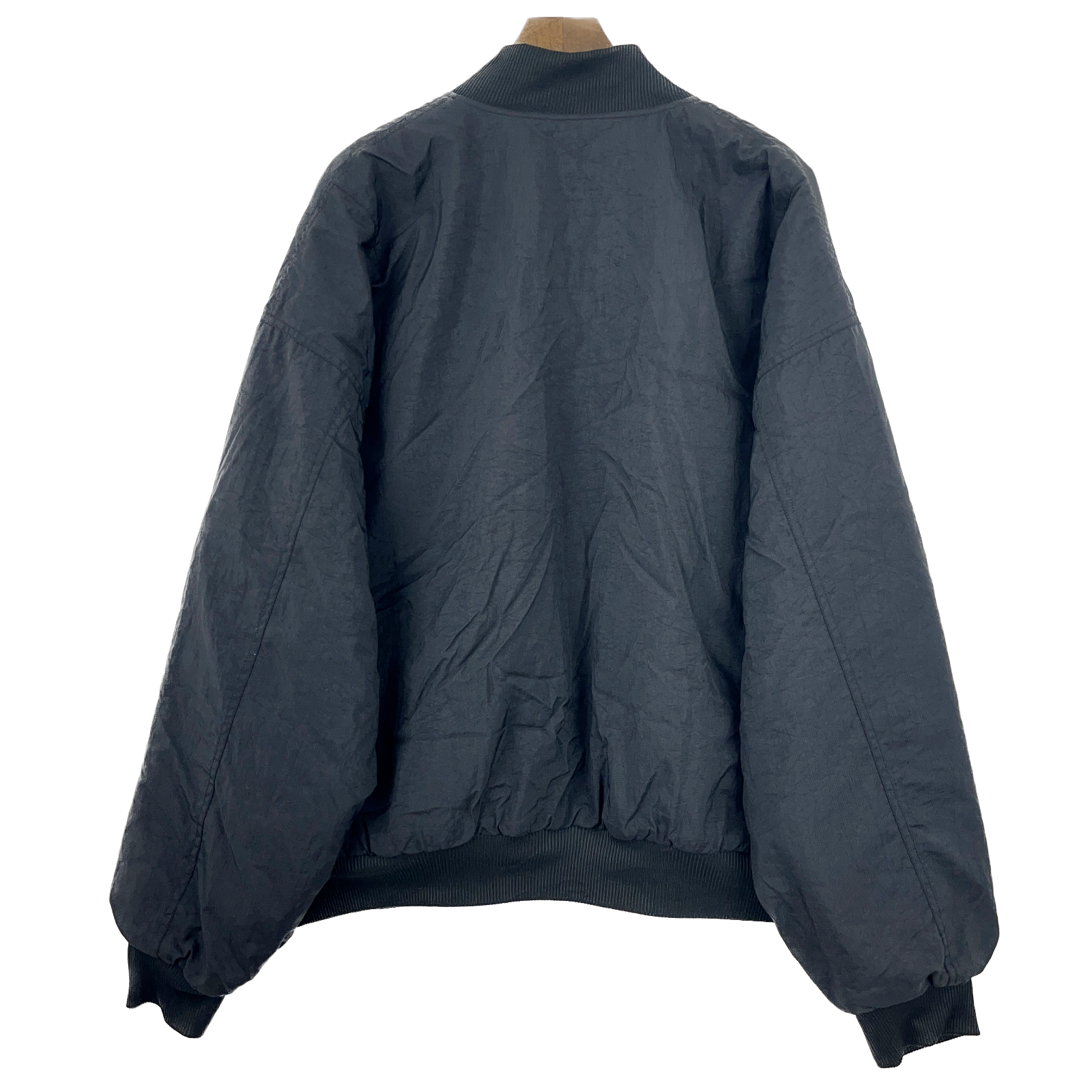 Vintage Nike Reversible Swoosh Full Zip Black Bomber Jacket Size L