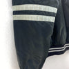 Las Vegas Raiders Varsity Black Bomber Snapped Jacket Size 2XL