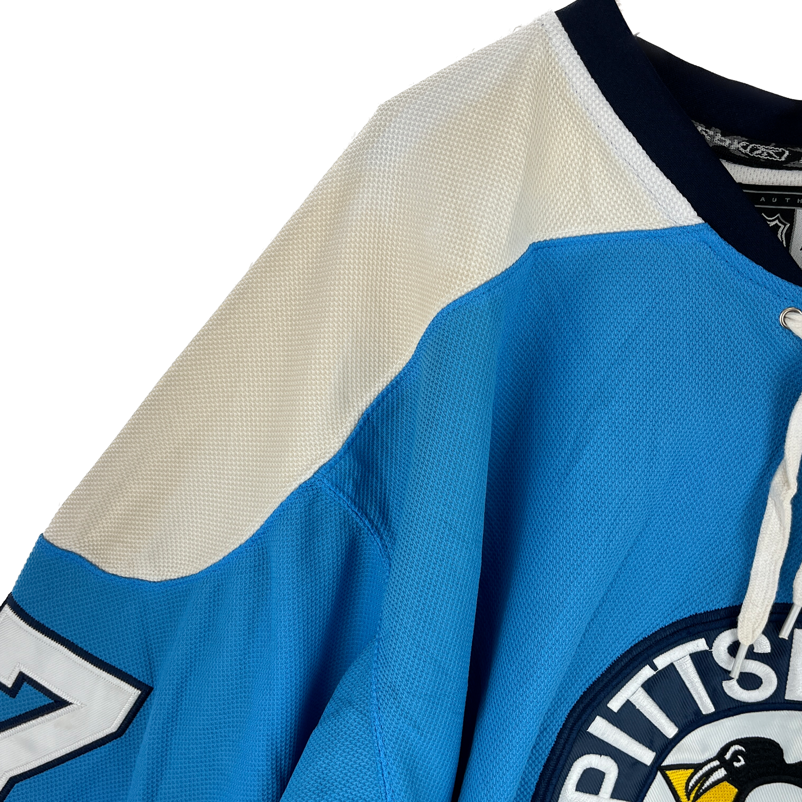 Vintage Reebok CCM Pittsburgh Penguins #87 Sidney Crosby Blue Jersey Size 54