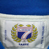 Vintage Logo 7 Chicago Cubs White Blue Sweatshirt Size L