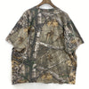 Real Tree Nature Print All Over Print Green T-shirt Size L