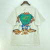 Tasmanian Devil Bowling 1995 Front and Back Print T-shirt Size L White
