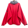 Nautica Competition Red Vintage Reversible Hooded Jacket Full Zip Up Size XXL