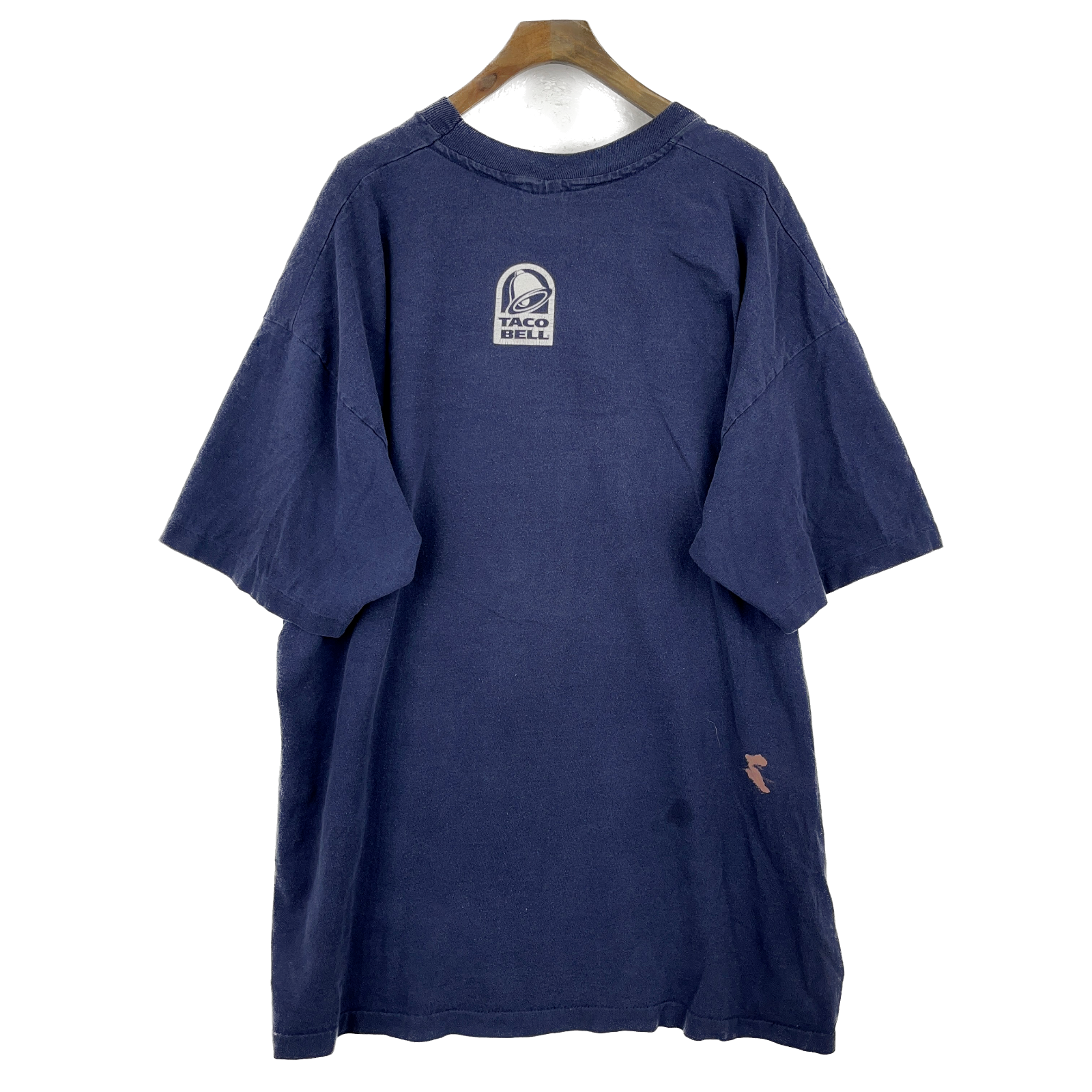 Vintage Taco Bell 1998 Dog Navy Blue T-shirt Size 3XL Single Stitch