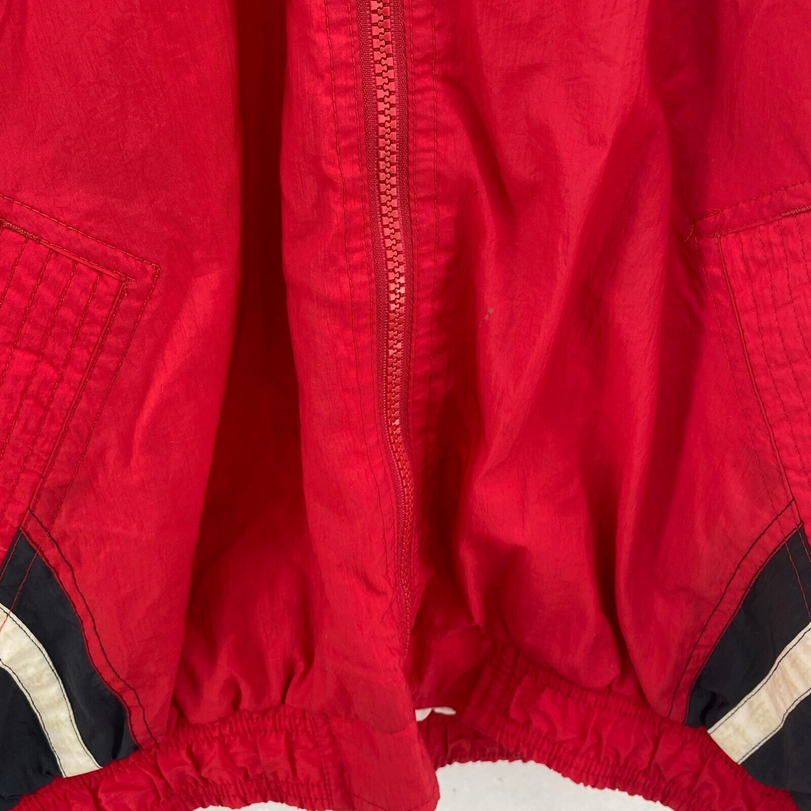 Vintage Starter Detroit Red Wings Full Zip Red Jacket Size L