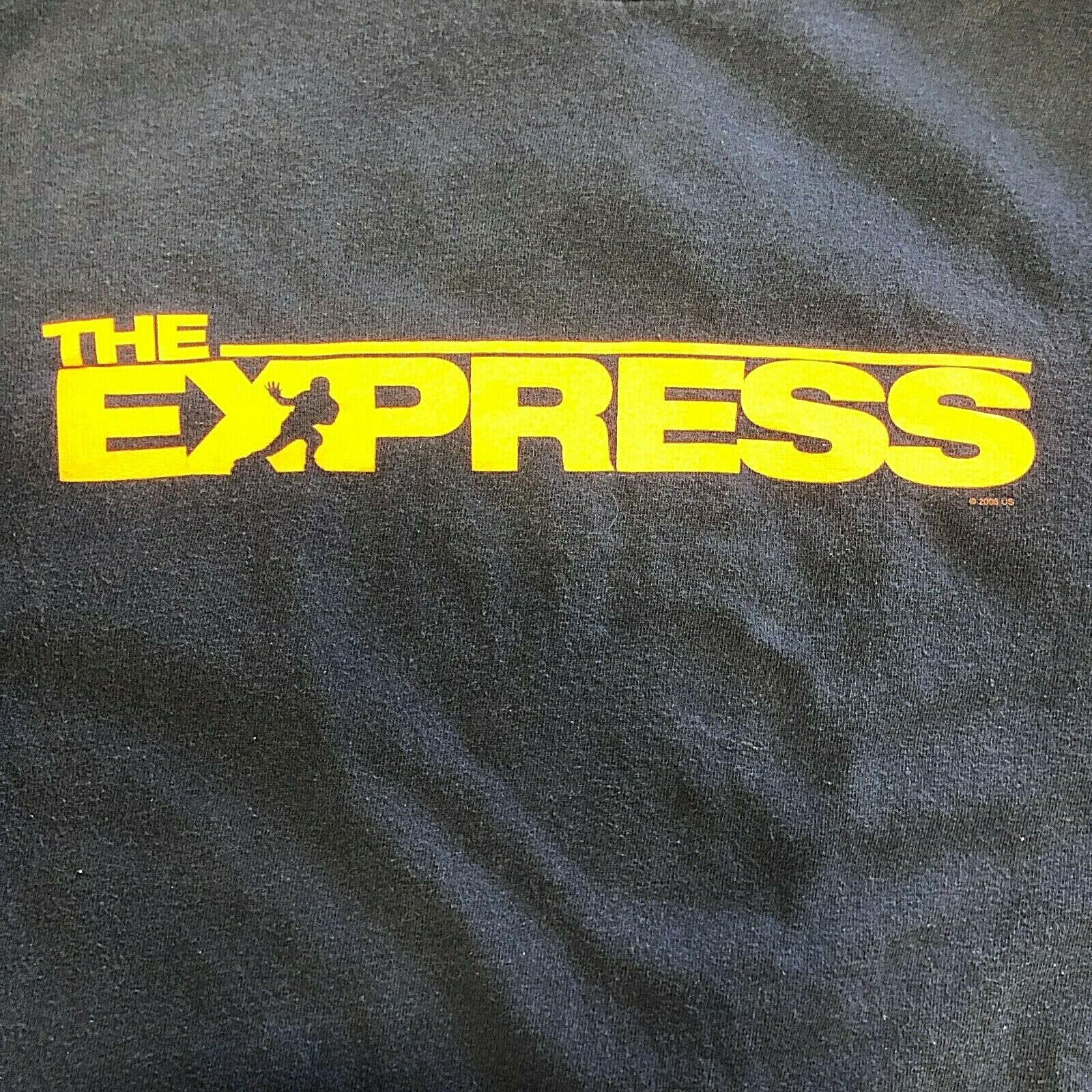 2008 The Express Sports Drama Movie Blue T-shirt Size XL Ernie Davis Football
