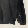 Carhartt Distressed Workwear Black Hoodie Size L Sleeve Spell Out