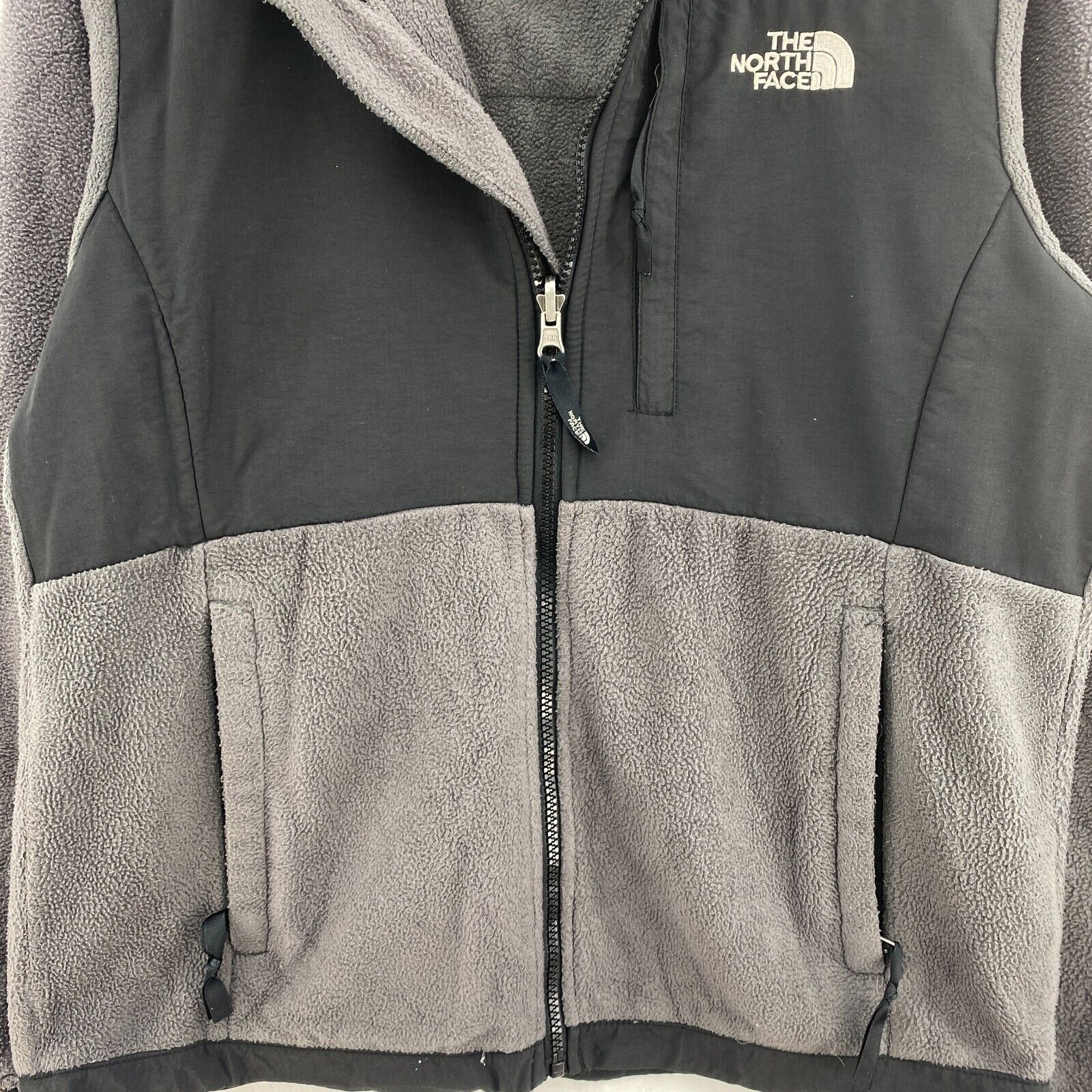 The North Face Denali Full Zip Gray Fleece Jacket Size M Women's