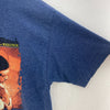 2002 Jimi Hendrix Live At Woodstock Blue Band T-shirt Size M Tee