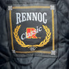 Rowayton Letterman College Navy Blue Snapped Bomber Jacket Size XL