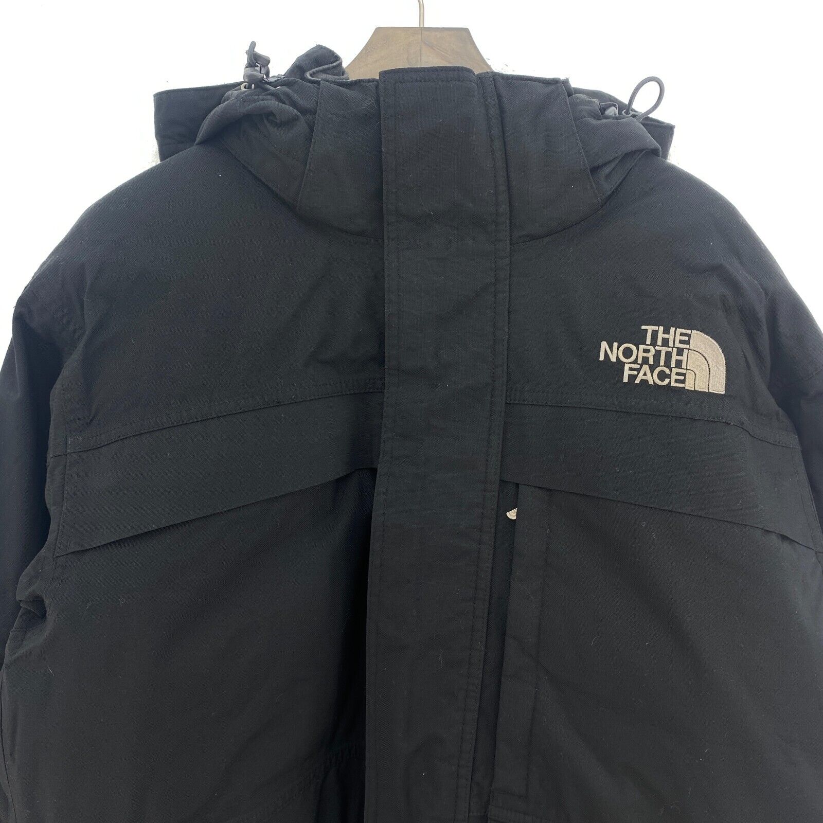 The North Face Full Zip Insulated Hooded Black Jacket Size M