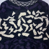 Vintage Mexx Geometric Print Purple Crewneck Sweater Size S