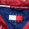 Vintage Tommy Hilfiger Quarter Zip Lightweight Navy Blue Hooded Jacket Size XL
