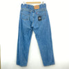 Levi's 550 Relax Fit Straight Jeans Medium Wash Blue Size 34