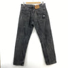 Levi's Orange Tab Light Wash Black Denim Straight Jeans Size 36