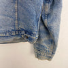 Levi Strauss Orange Tab Blue Wash Denim Sherpa Jacket Size M