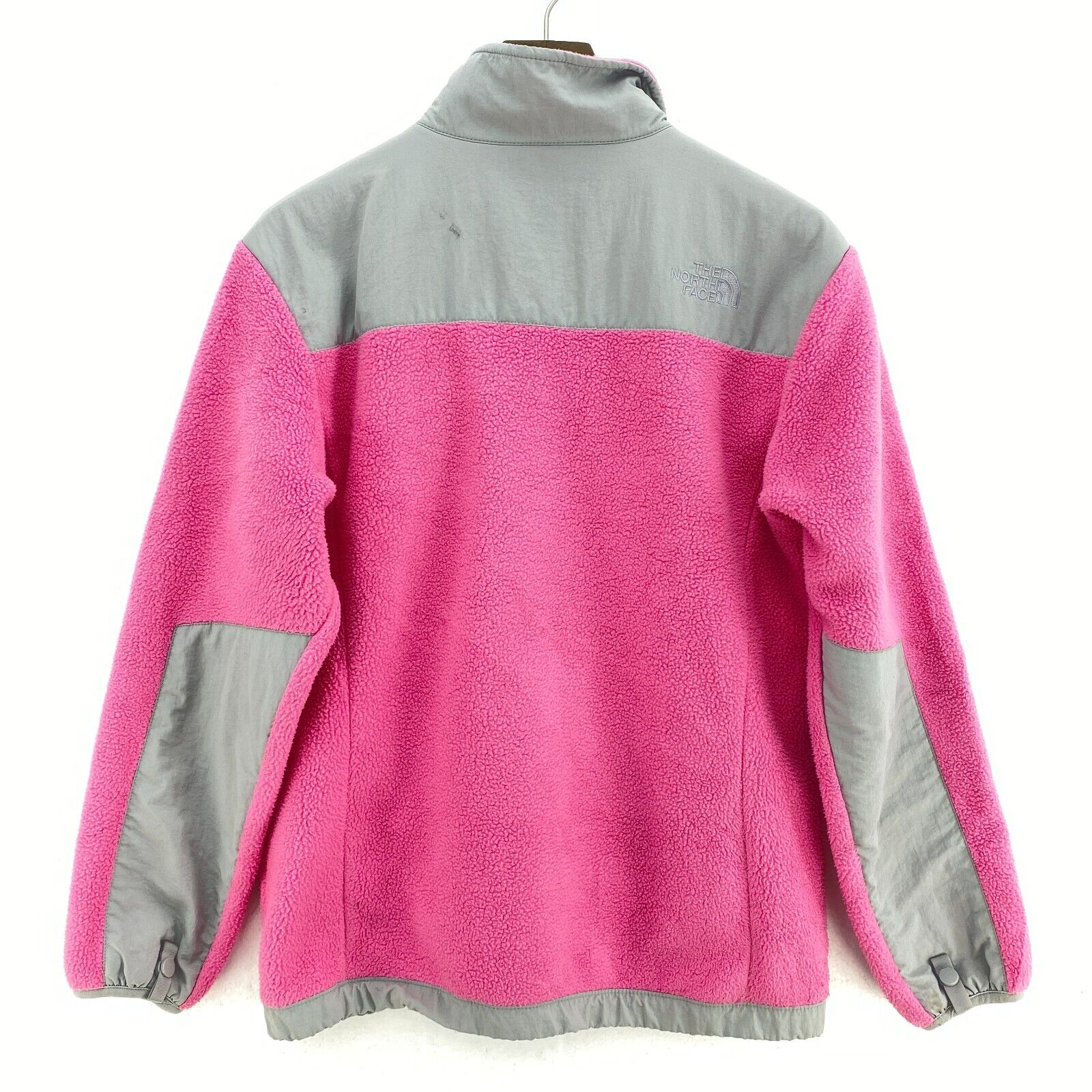 Girl's The North Face Zip Pockets Fleece Snap T Pink Jacket Size M