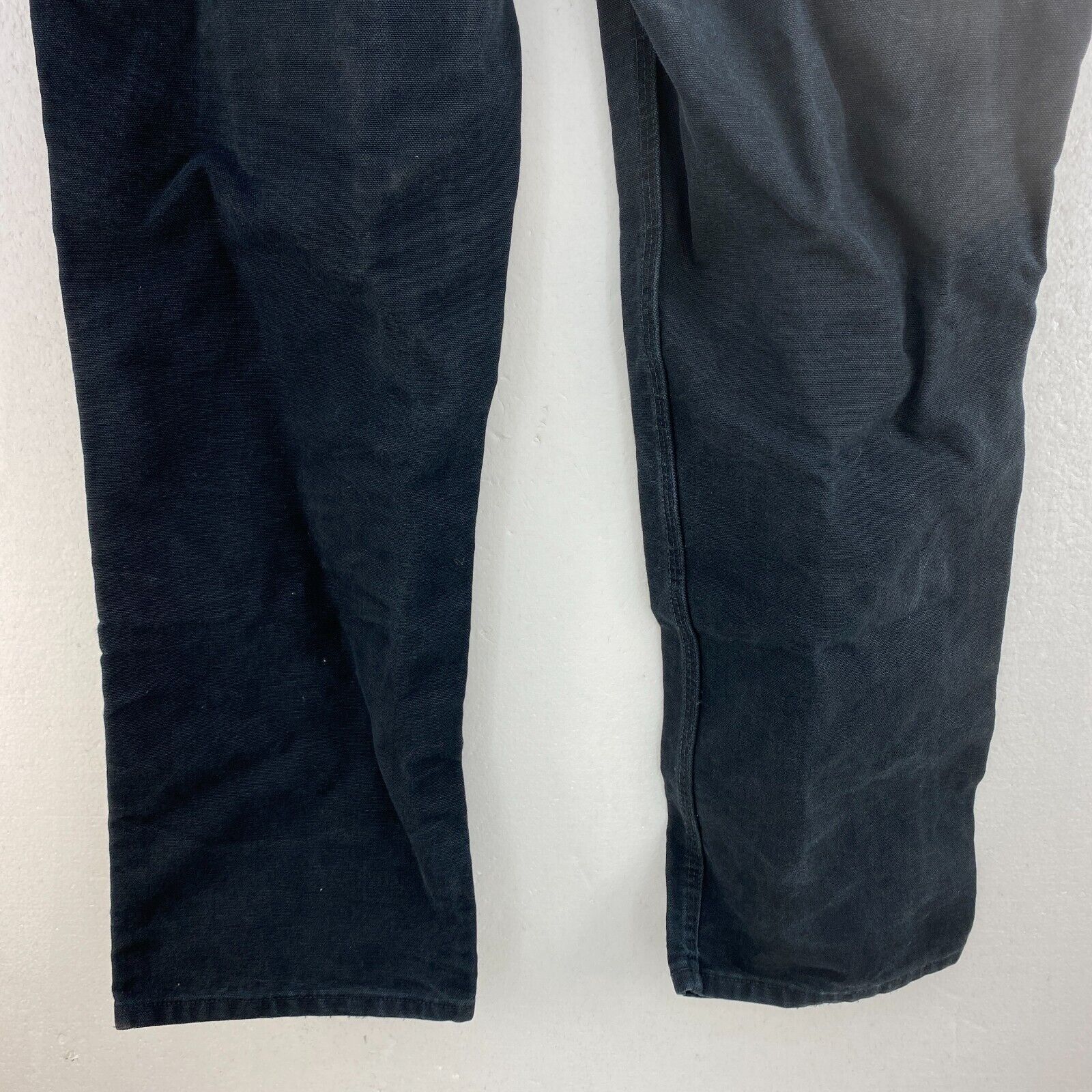 Vintage Carhartt Dungaree Fit Navy Blue Canvas Pants Size 36 x 32