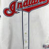 Vintage Cleveland Indians Trot Nixon #33 White Jersey Size L