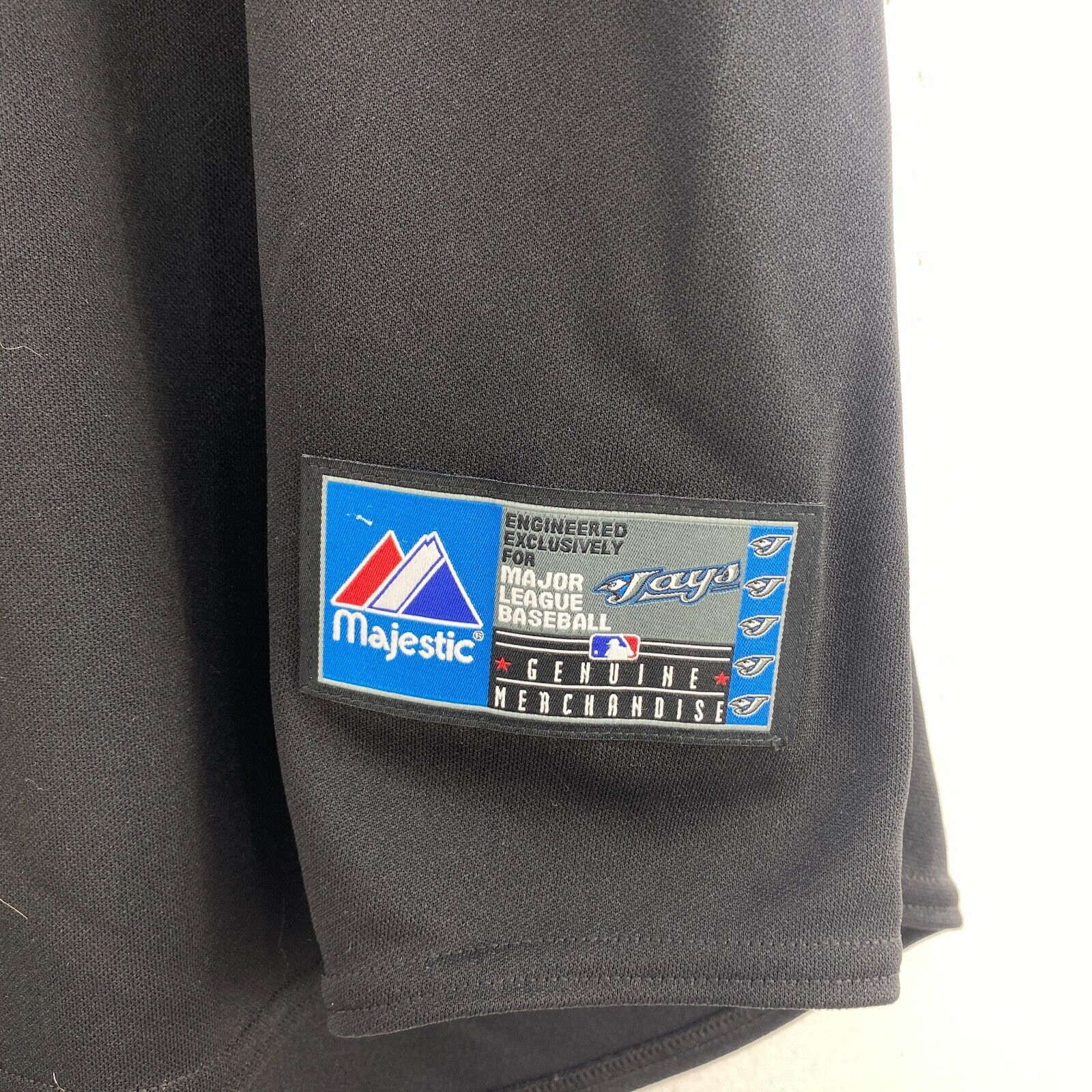 24 Ricky Romero Toronto Blue Jays Logo Black Jersey Size XL MLB Baseball