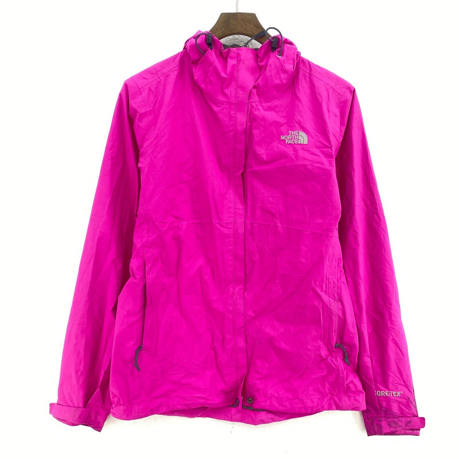 The North Face Gore-tex Full Zip Hooded Pink Jacket Size S Women's