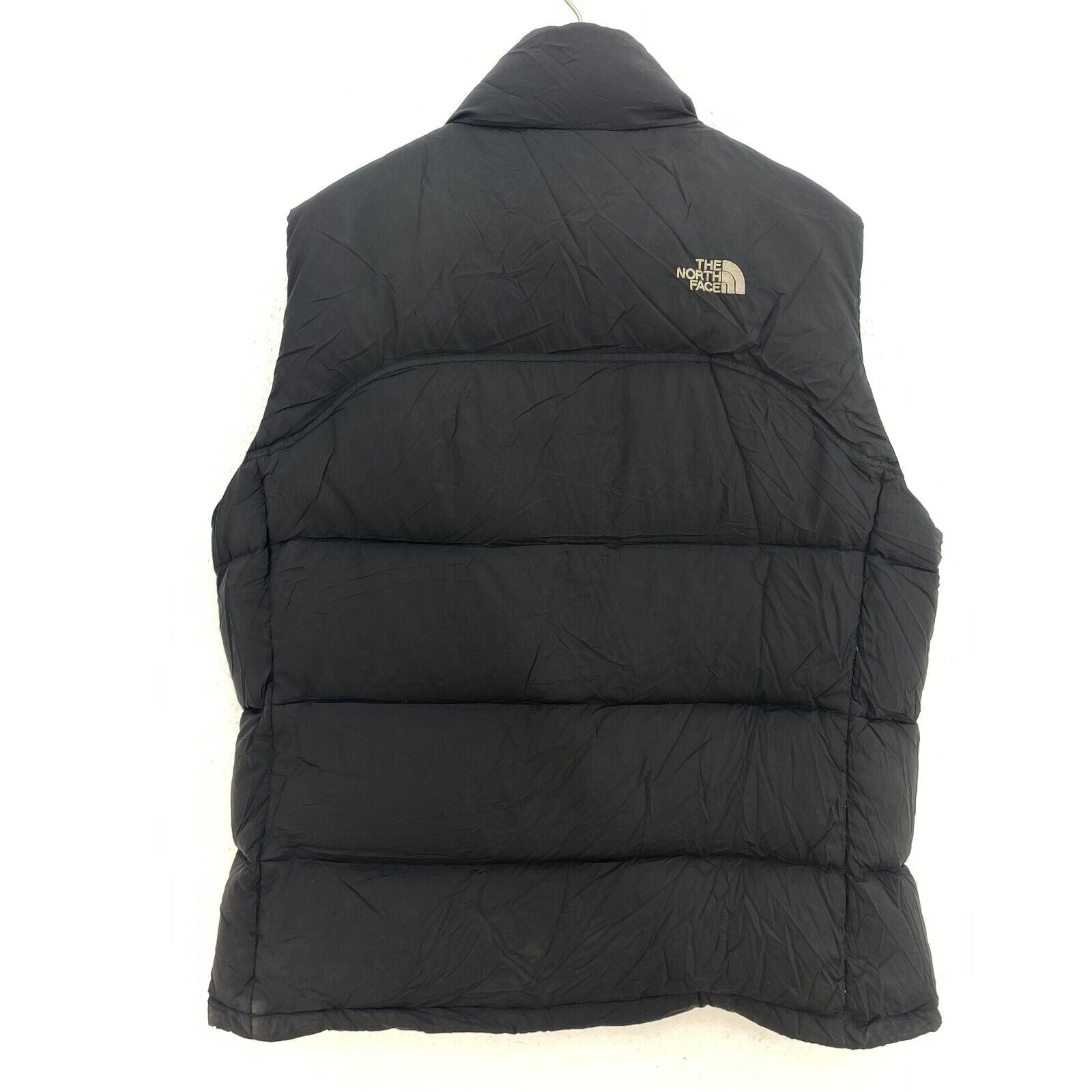 The North Face 700 Logo Black Full Zip Vest Jacket Size XL Women's