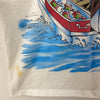Looney Tunes Tasmanian Devil Fisher White Vintage T-shirt XL
