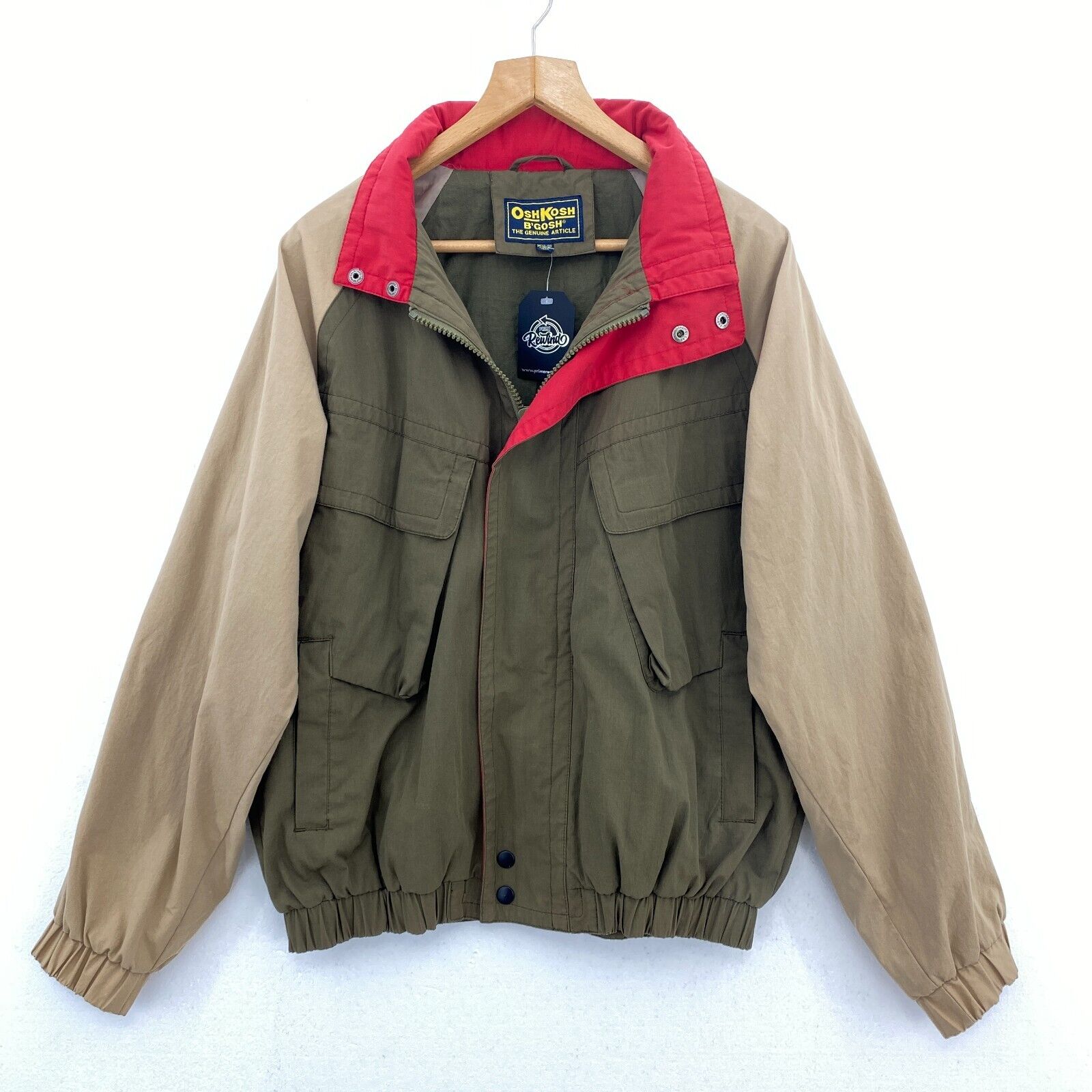 Osh Kosh B'Gosh Green Light Jacket Size M Genuine Article Full Zip
