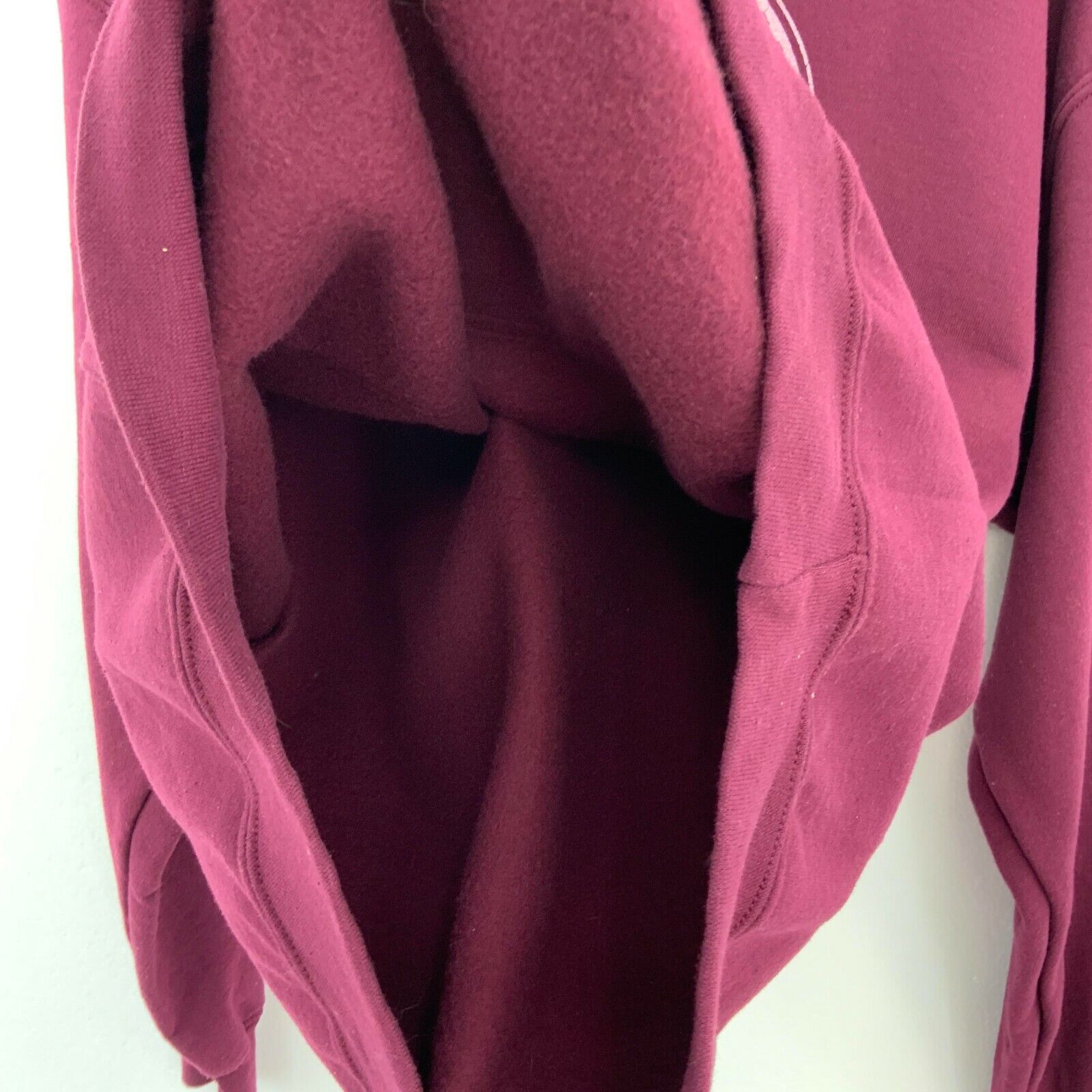 Schrute Farms Bed And Breakfast Logo Burgundy Hoodie Size L