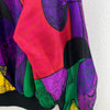 Picasso All Over Print Reversible Satin Full Zip Black Bomber Jacket Size XL