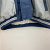 Dallas Cowboys NFL Logo 7 Insulated Full Zip Blue Hooded Jacket Size XL 90s