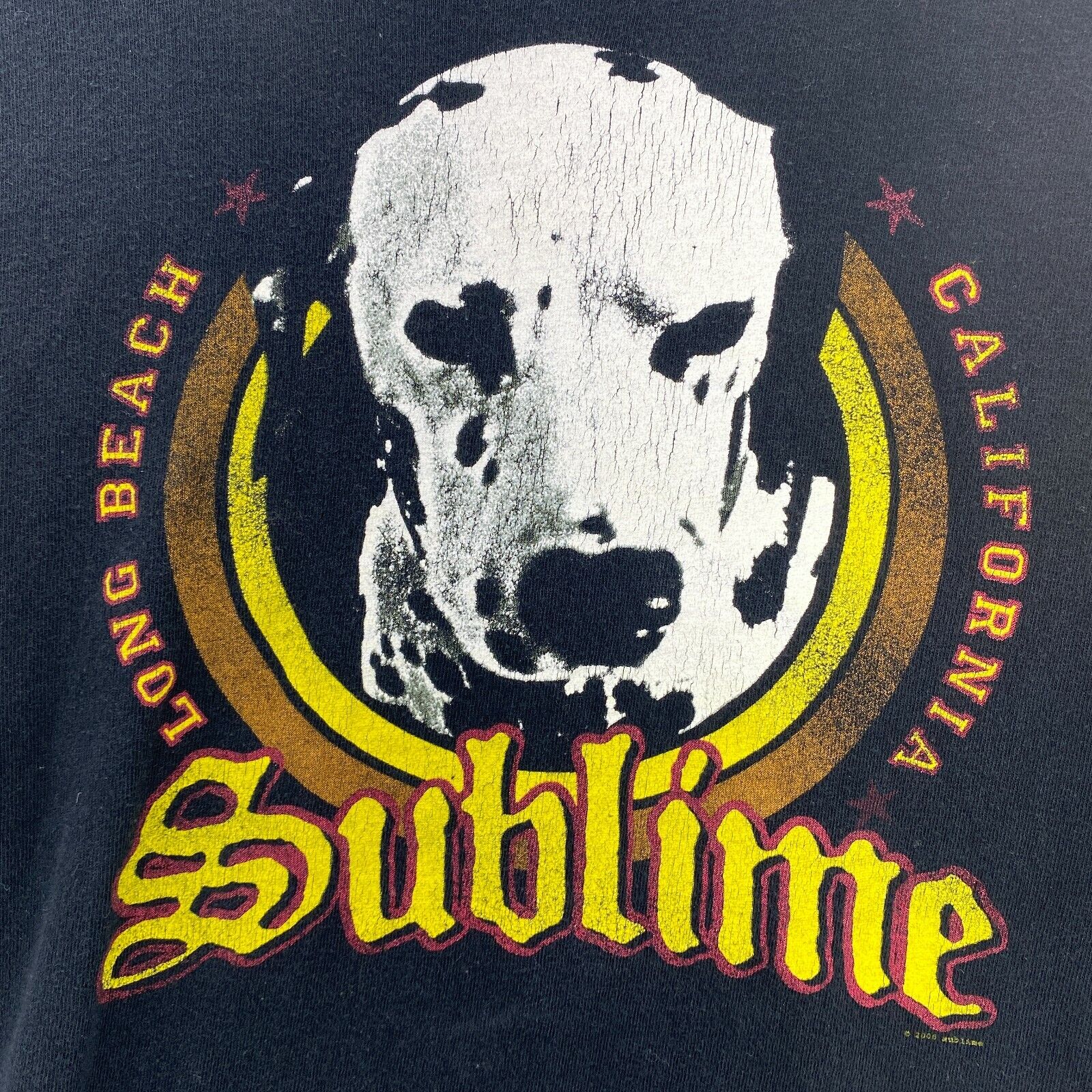 Sublime Long Beach California Rock Band Women's Black T-shirt Size S 2006