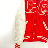 70s Varsity Coldwater Wrestling Track Red Bomber Jacket Size XL
