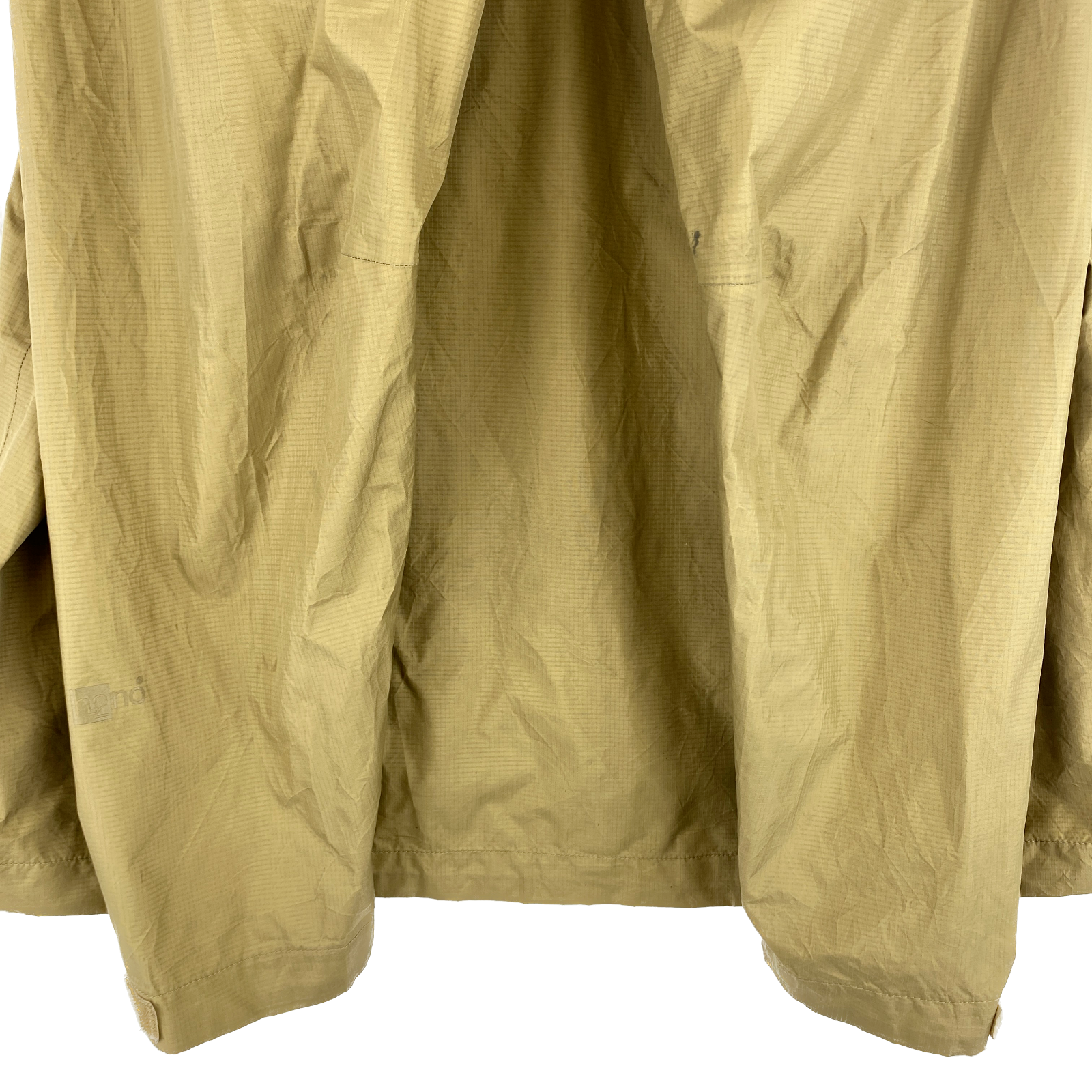 Vintage Patagonia Full Zip Beige Hooded Rain Coat Jacket Size L