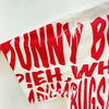 1996 Warner Bros Bugs Bunny White T-shirt Novel Teez Size XL All Over Print