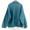 Surf Style Green Sun And Moon Print Quarter Zip Windbreaker Jacket Size XL