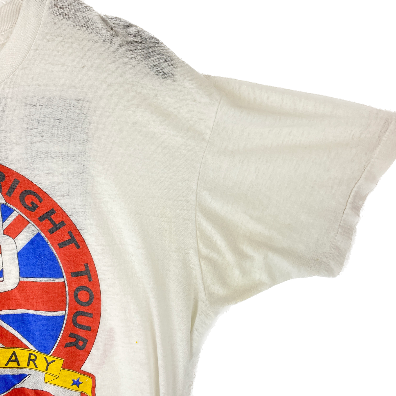 Vintage The Who Band The Kids Are Alright 25th Anniversary 1989 White Tour Shirt