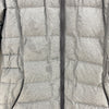 The North Face Full Zip Long Puffer Jacket Gray Size S Women's