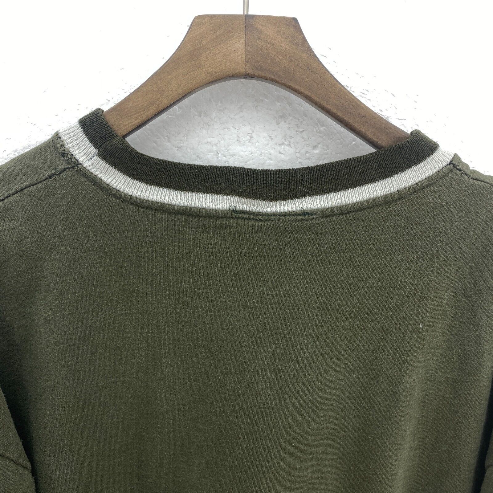 Nike Logo Embroidered Green Sweatshirt Size XL Crewneck