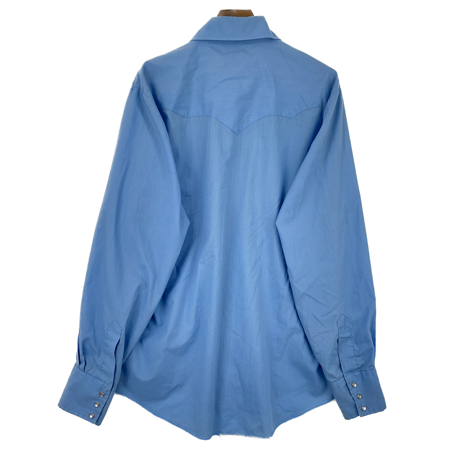 Vintage Champion Western Blue Snapped Shirt Size M