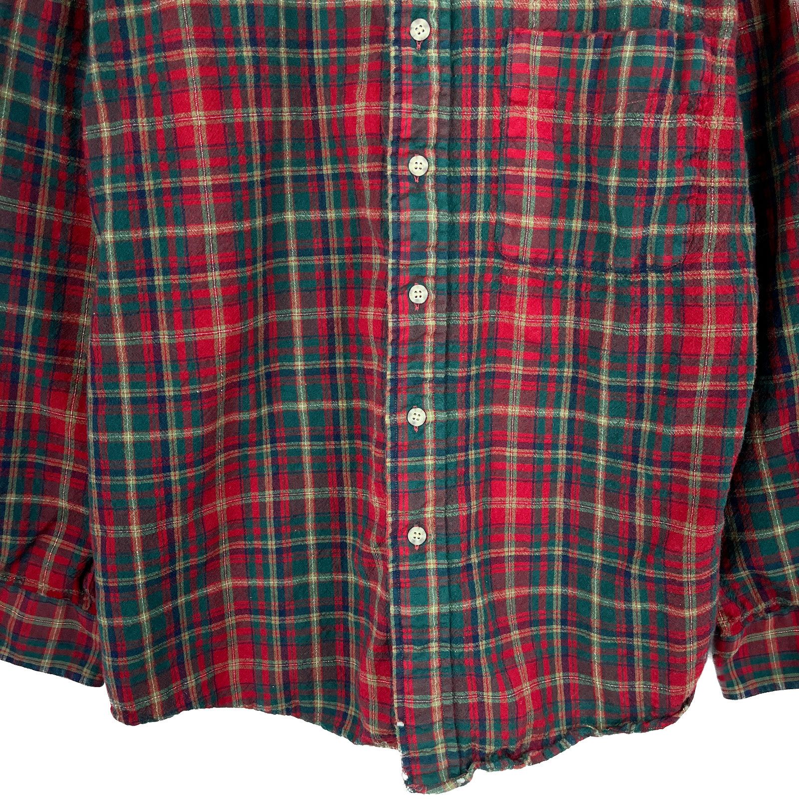 Vintage Pendleton Wool Red Button Up Shirt Size L