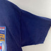 Edmonton Oilers New York Rangers NHL Navy Blue T-shirt Size M Graphic Print