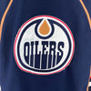 Vintage Reebok Edmonton Oilers NHL Navy Blue Jersey Size M