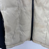 Harley Davidson Metal Logo Full Zip Beige Puffer Jacket Size L
