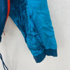 Vintage Nike Logo Full Zip Teal Blue Windbreaker Jacket Size M
