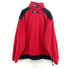 Vintage Tommy Hilfiger Logo Red Fleece Pullover Jacket Size L