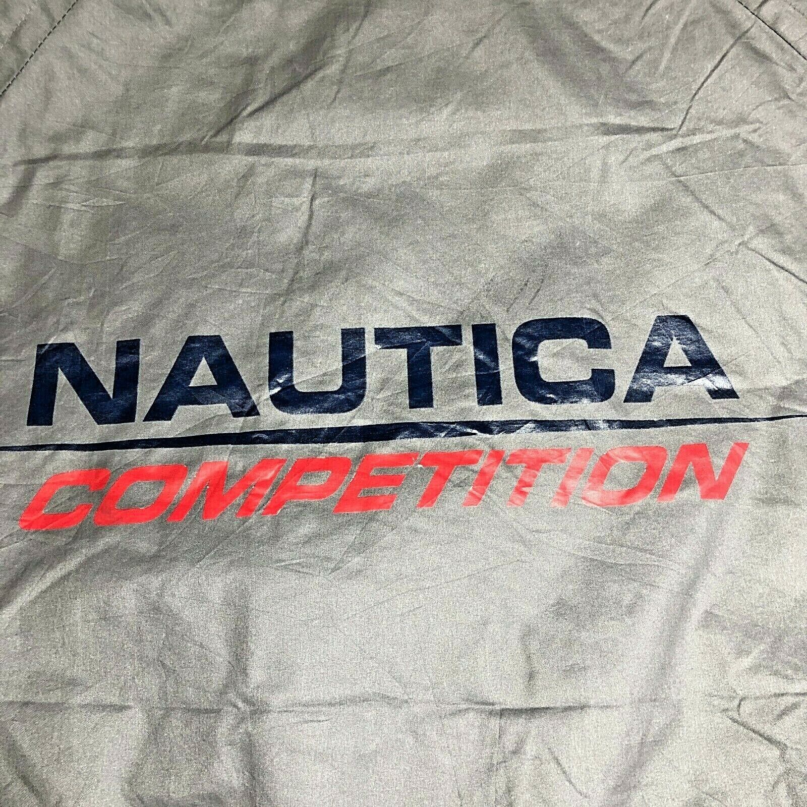Nautica Competition Reversible Jacket Full Zip Size L 90s