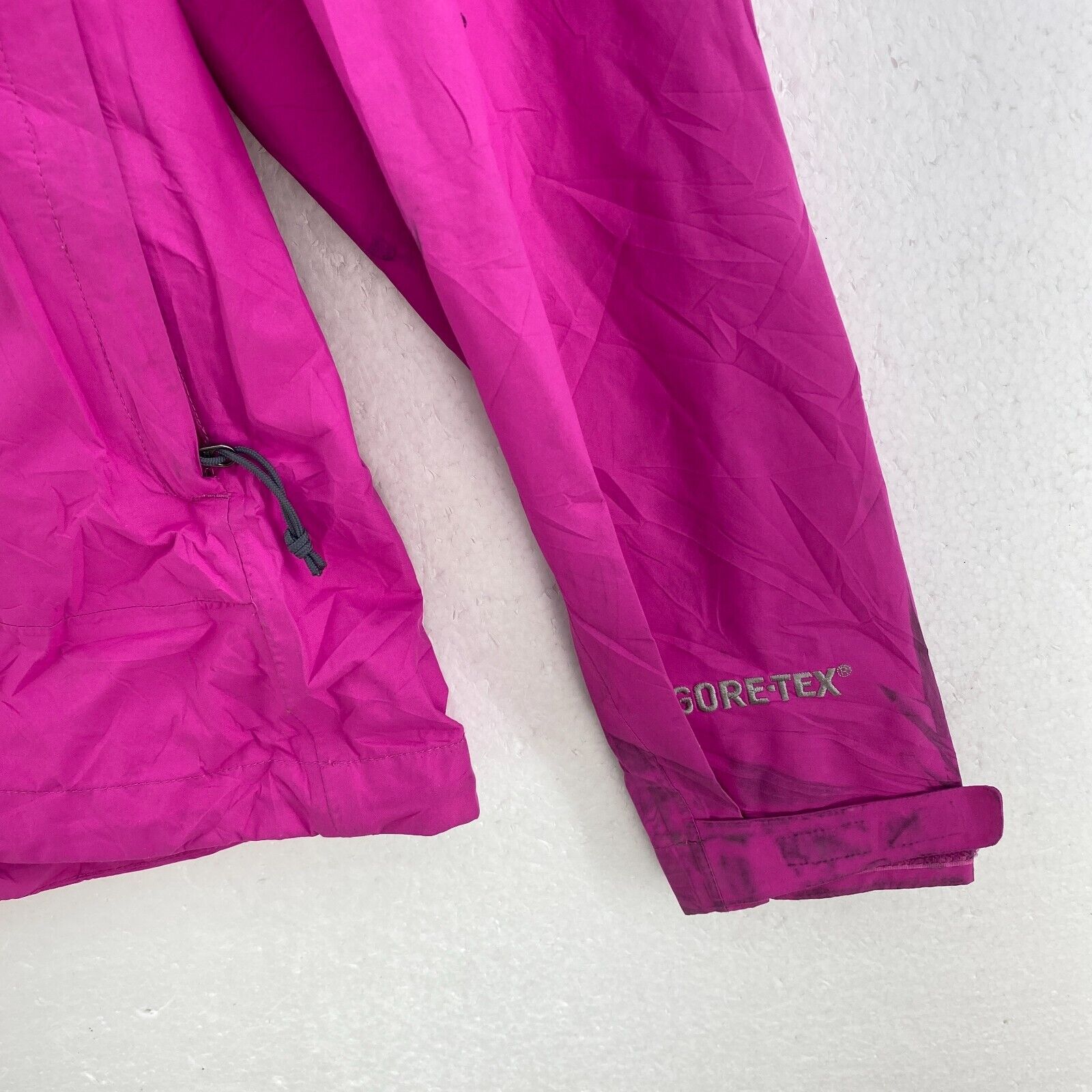 The North Face Gore-tex Full Zip Hooded Pink Jacket Size S Women's
